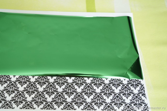 Как сделать имитацию парчи для декупажных работ