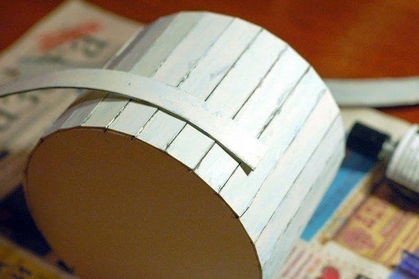 Бочонок из палочек для мороженого