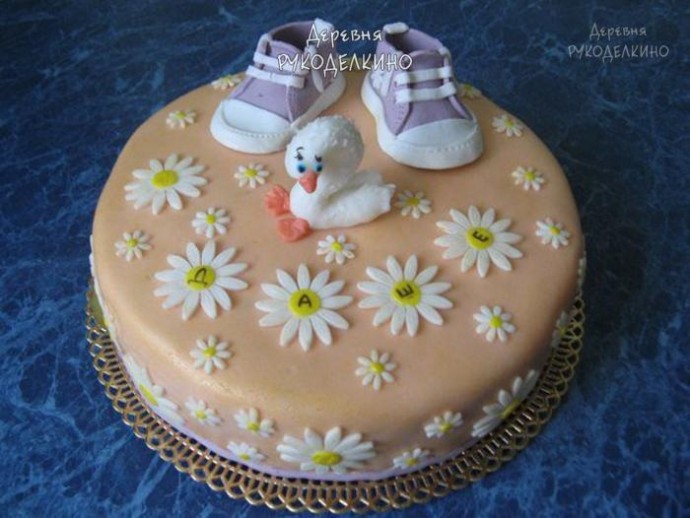 Делаем молочную сахарную мастику для лепки украшений на торт