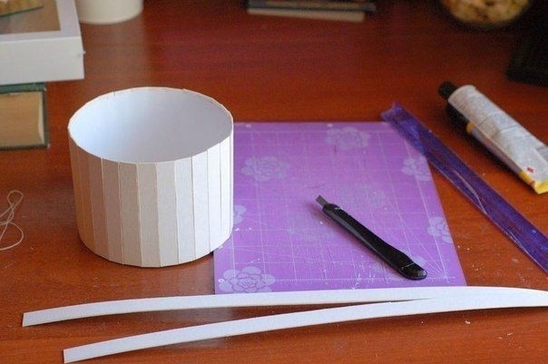 Бочонок из палочек для мороженого