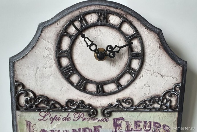 Декорируем часы "Экс-ан-Прованс": часть 4