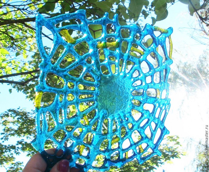 Создаем подсвечник из цветного стекла в технике фьюзинг: часть 3