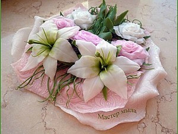 Мастер класс по изготовлению мыльной лилии: часть 5