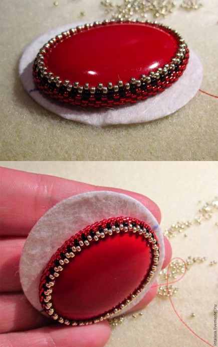 Создаем колье в технике сутажной вышивки: часть 1