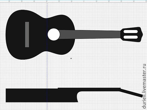 Мастерим миниатюрную гитару "Ретро" для куклы: часть 1