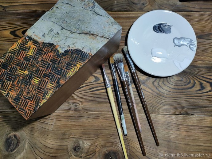 Короб для хранения "Бетон и ржавчина"