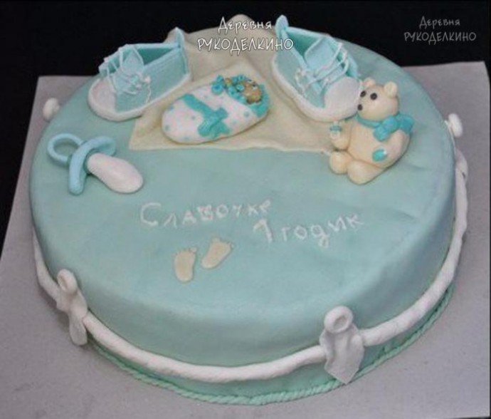 Делаем молочную сахарную мастику для лепки украшений на торт