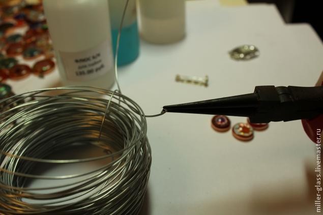 Фьюзинго-витражная брошь: часть 1