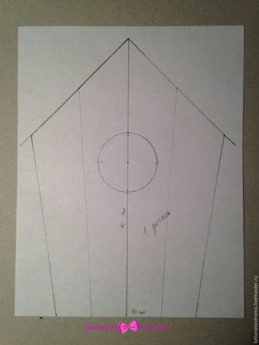 Делаем декоративный скворечник с гнездом и птичкой: часть 1