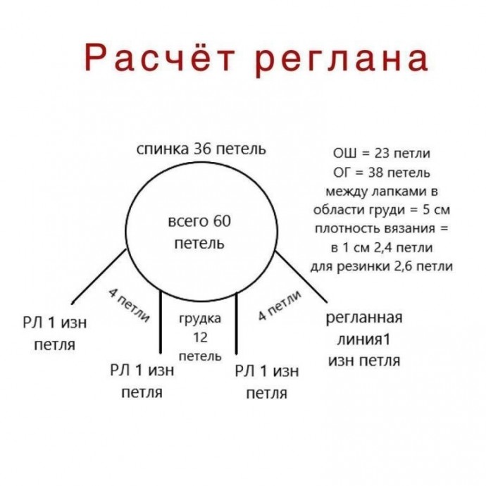 ​Мастер-класс по вязанию свитера-комбинезона для маленькой собачки