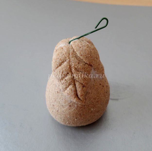 Ёлочная игрушка "Груша": часть 1