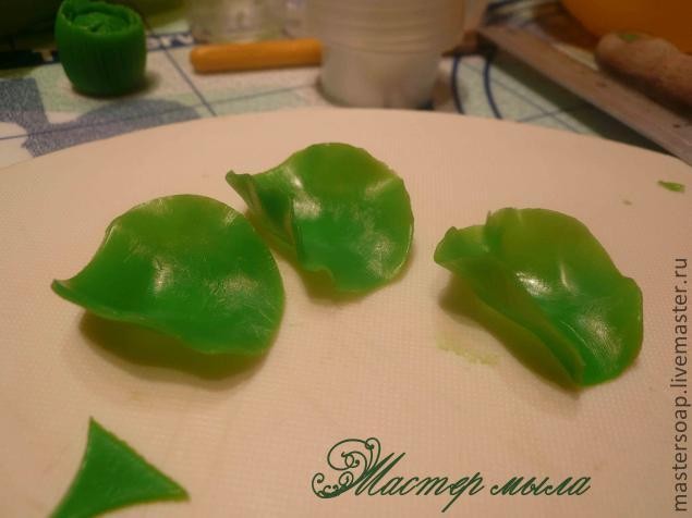 Мастер-класс по мыльной композиции "Красный мак": часть 5