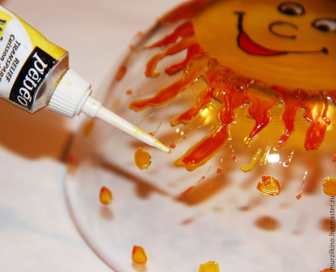 Как сделать милую салатницу-улыбашку: часть 3