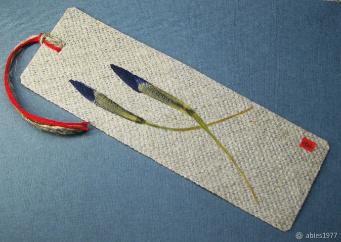 Оригинальная закладка своими руками в технике ошибана: часть 2