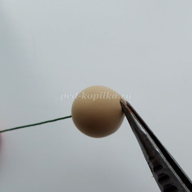 Осенняя ветка из фоамирана: часть 2