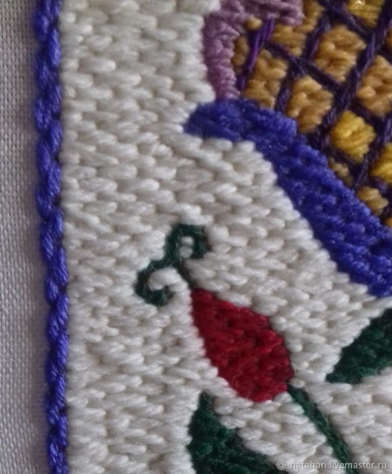 Мастер-класс по созданию вышитого панно "Вальс цветов": часть 2