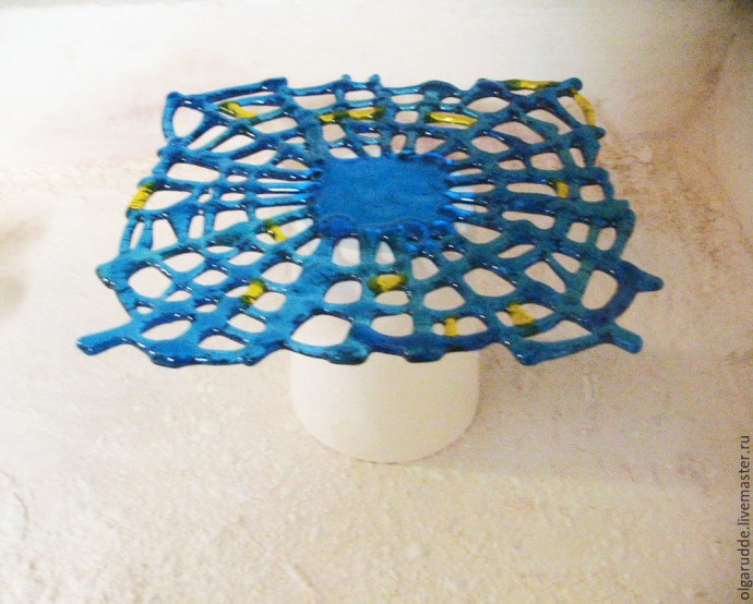 Создаем подсвечник из цветного стекла в технике фьюзинг: часть 3