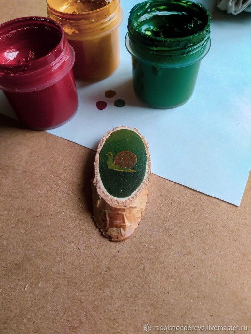 Мастер-класс по созданию расписной броши на деревянной основе: часть 2