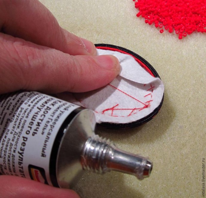 Создаем колье в технике сутажной вышивки: часть 1