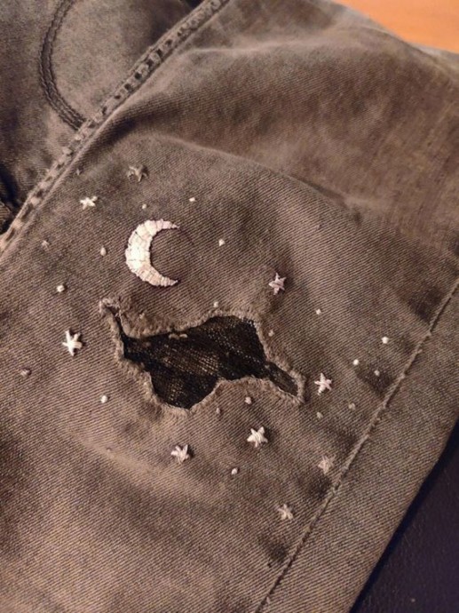 Заплатки на джинсах