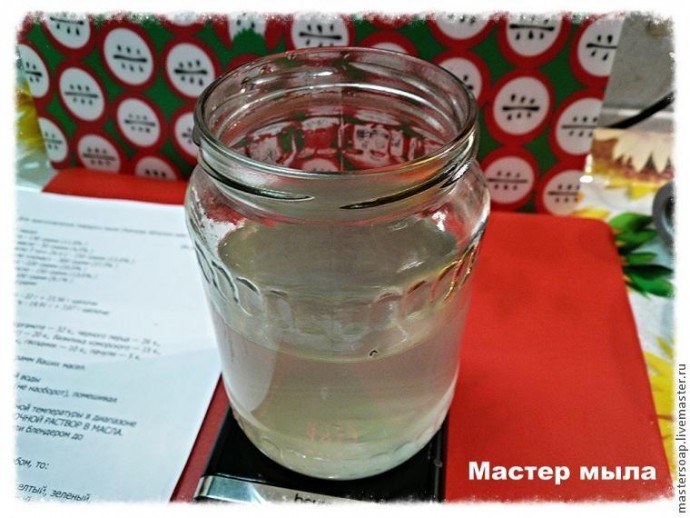 Варим мыло с яблочками с нуля: часть 2