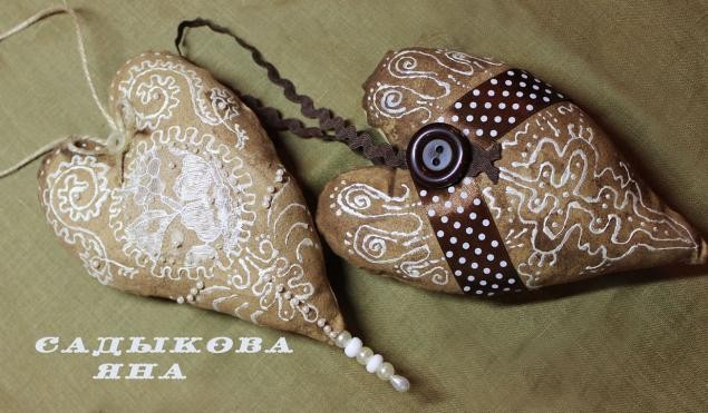 Изготовление кофейного сердечка