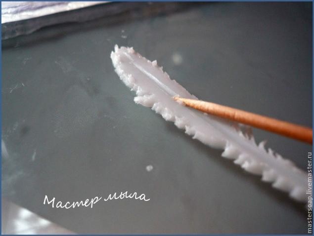 Мастер-класс по созданию мыльной картины "Белый лебедь": часть 2