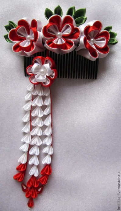 Создаем шидаре: основной элемент украшений в технике канзаши