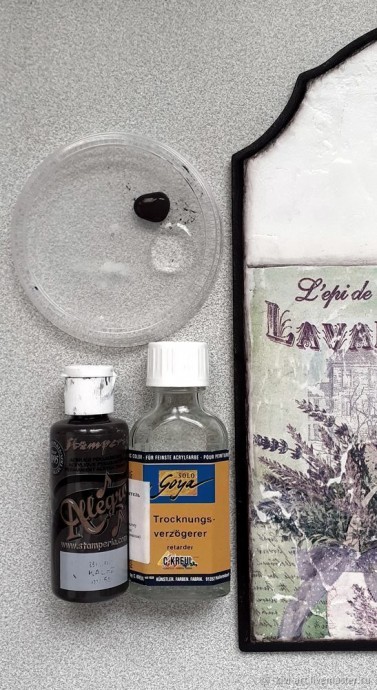 Декорируем часы "Экс-ан-Прованс": часть 3