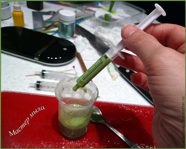 Мастер класс по изготовлению мыльной лилии: часть 3