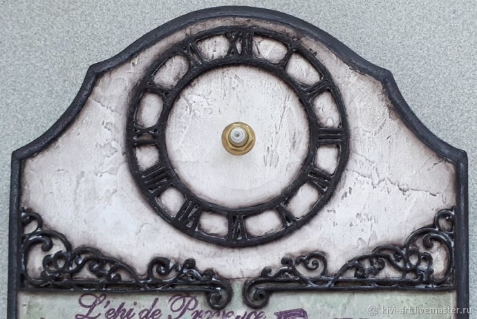 Декорируем часы "Экс-ан-Прованс": часть 4