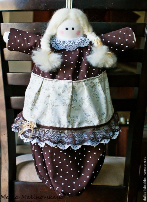 Пошив пакетницы для кухни для начинающих: часть 1