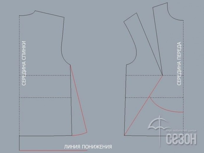 Шьём модный топ в полоску