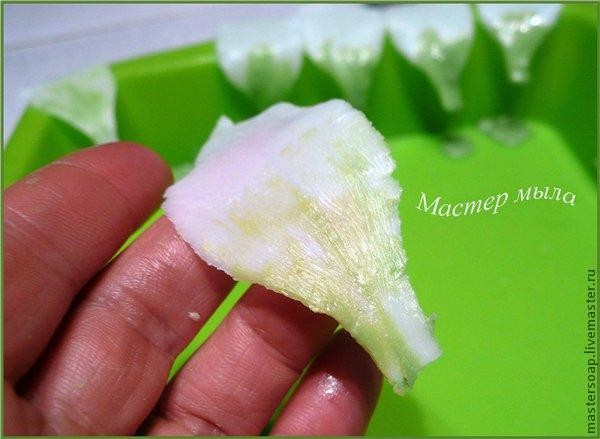 Мастер класс по изготовлению мыльной лилии: часть 3