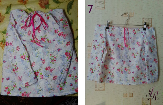 Шьём летний комплект "Машенька" в славянском стиле за 1 день: часть 1