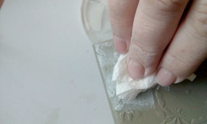 Декупаж короба для специй: часть 2