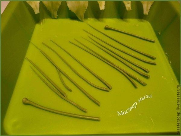 Мастер класс по изготовлению мыльной лилии: часть 5