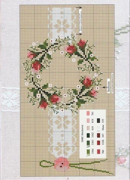 Вышиваем крестиком наволочки