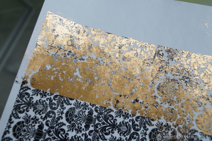 Как сделать имитацию парчи для декупажных работ