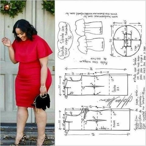 Моделируем платья большого размера