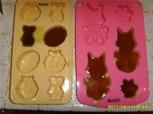 Делаем массажные плитки для тела "Нежность"