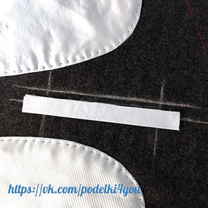 Обработка внутреннего кармана в верхней одежде