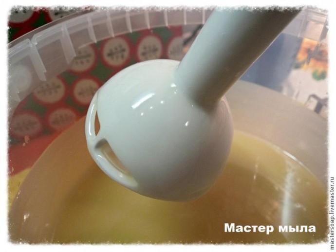 Варим мыло с яблочками с нуля: часть 3