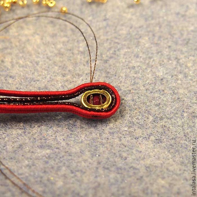 Делаем сутажную брошь "Аленький цветочек": часть 1