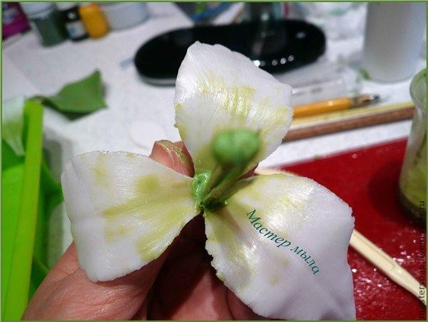 Мастер класс по изготовлению мыльной лилии: часть 5