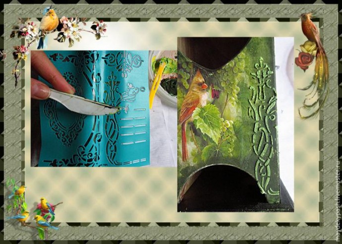 Делаем чайный домик "Райский сад": часть 3