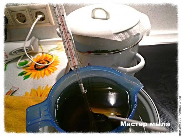Варим мыло с яблочками с нуля: часть 2