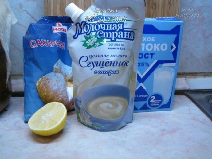 Делаем молочную сахарную мастику для лепки украшений на торт