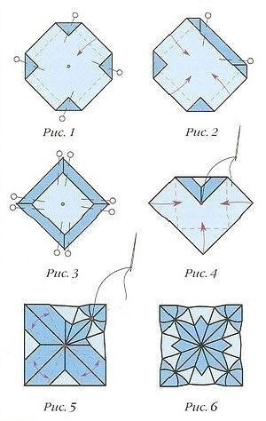 Оригами из ткани