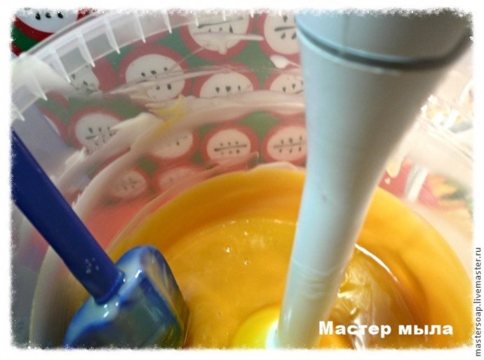 Варим мыло с яблочками с нуля: часть 3